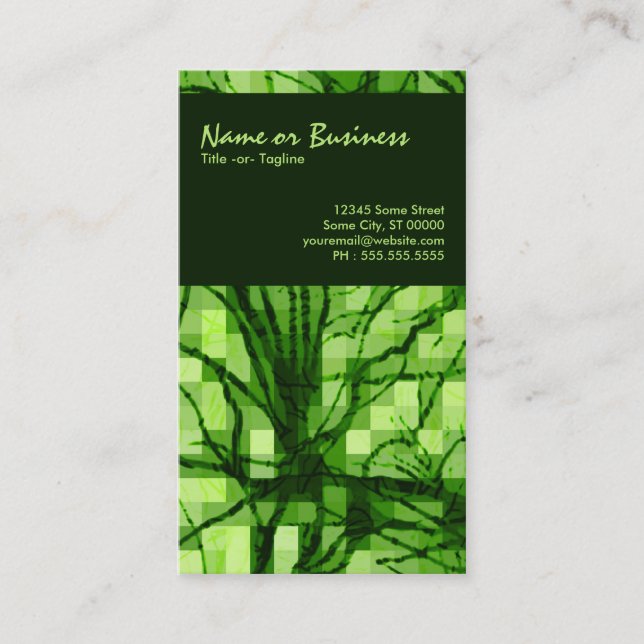 abstract nerves business card (Front)