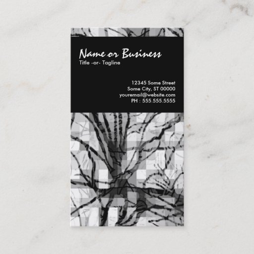 Customizable abstract nerves business cards