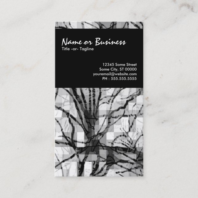 abstract nerves business card (Front)