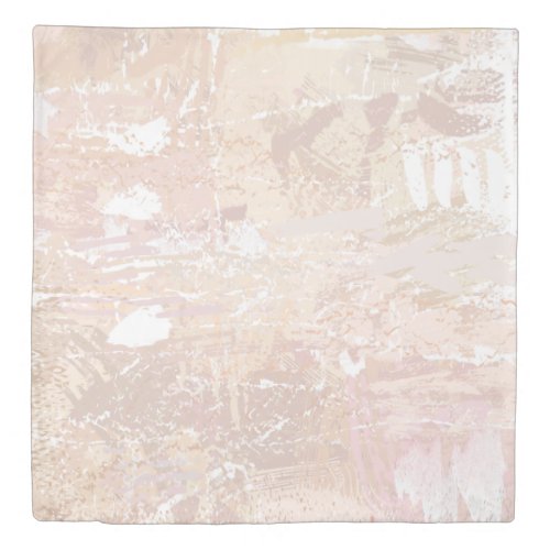 Abstract Neutral Mix Duvet Cover