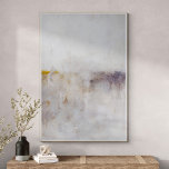 Abstract neutral wall art painting<br><div class="desc">Elevate your space with this canvas wall art print of abstract painting "Silent the Hour" by artist M Gloria Hunter. 
Original was acrylic on canvas. 
Sizes up to 60" for oversized spaces.</div>