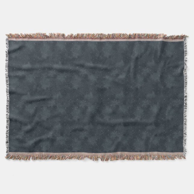 Abstract Night Sky Throw Blanket (Front)