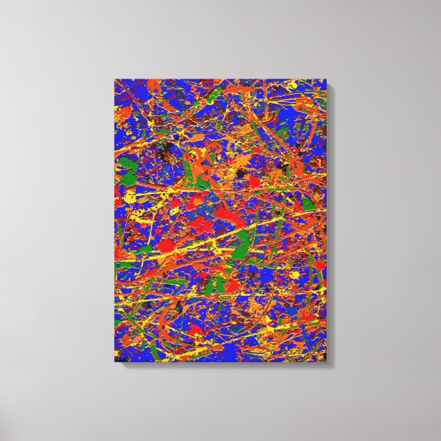 Abstract No. 741 Canvas Print (Front)