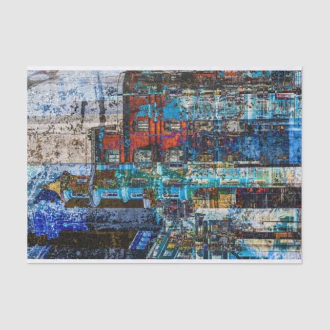 Abstract No.97 by Edward Martin Tissue Paper (Front)