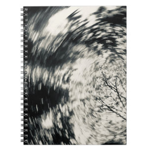 Abstract Notebook in Black and White