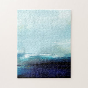 Abstract Ocean Art Scene Jigsaw Puzzle