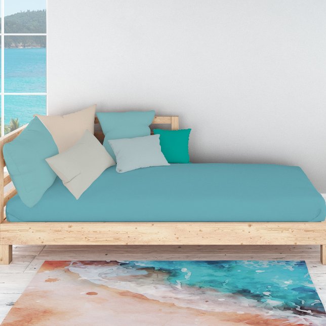 Abstract Ocean Beach  Rug (Creator Uploaded)