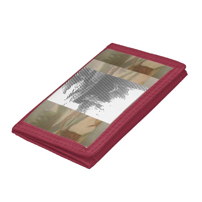 Abstract Ocean Concert Trifold Wallet (Bottom)