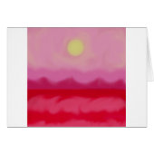 Abstract Ocean Greeting Card (Front Horizontal)