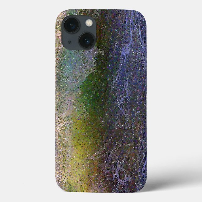 Abstract Ocean Wave Case-Mate iPhone Case (Back)
