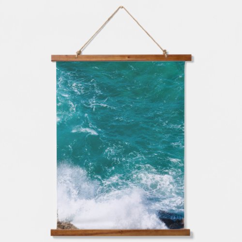 Abstract Ocean Wave Photography  Hanging Tapestry