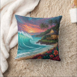 Abstract Ocean Waves Beach House Coastal Pillow<br><div class="desc">Transform your space into a calming retreat with this Abstract Ocean Waves Beach House coastal pillow. The ocean-inspired design adds relaxation and style to your décor.</div>