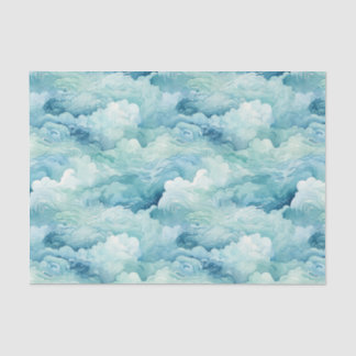 Abstract Ocean Waves Decoupage Tissue Paper