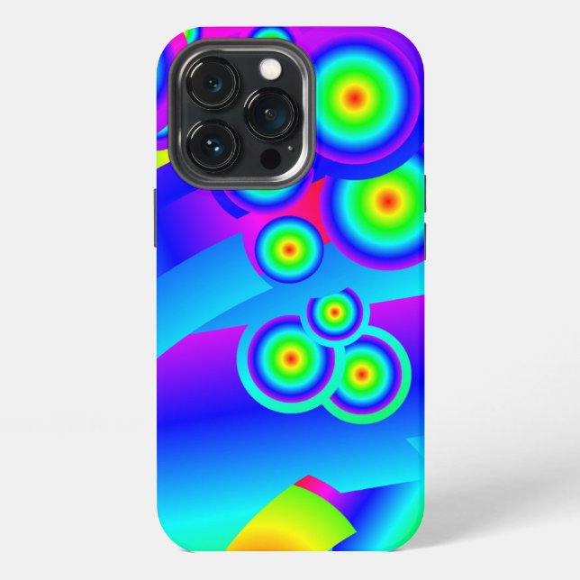 Abstract Ocean waves Iphone Case (Back)