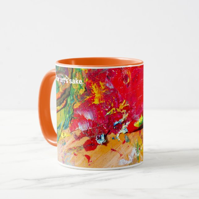 Abstract Of Artist Palette Mug (Front Left)