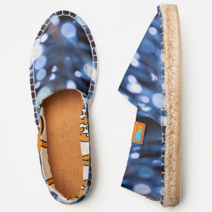 Abstract Of Blue Lights Espadrilles