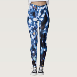 Abstract Of Blue Lights Leggings