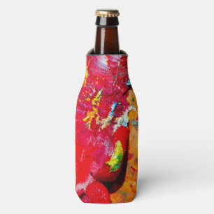 Abstract Of Cheerful Artist Palette Bottle Cooler