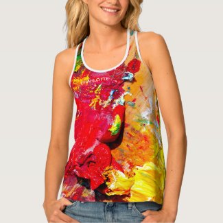 Abstract Of Cheerful Artist Palette Tank Top