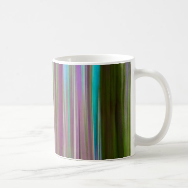 Abstract of Hoh Rain Forest at Dusk | Washington Coffee Mug (Right)