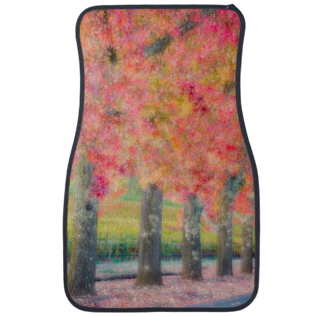 Abstract of Napa Valley trees Car Mat (Front)