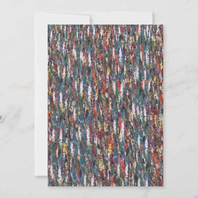 Abstract of Odilon Redon’s Bouquet Thank You Card (Front)