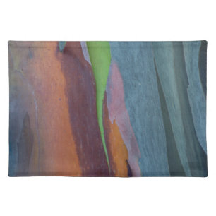 Abstract Of Rainbow Gum Tree Cloth Placemat