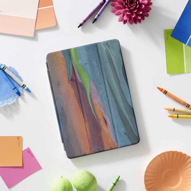 Abstract Of Rainbow Gum Tree iPad Pro Cover (Desk)