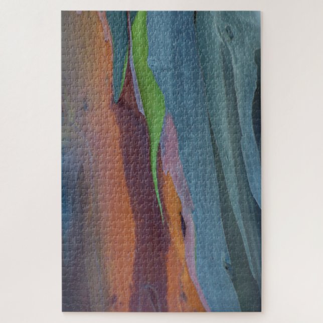 Abstract Of Rainbow Gum Tree Jigsaw Puzzle (Vertical)