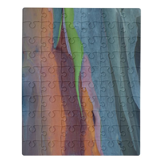 Abstract Of Rainbow Gum Tree Jigsaw Puzzle (Puzzle Vertical)