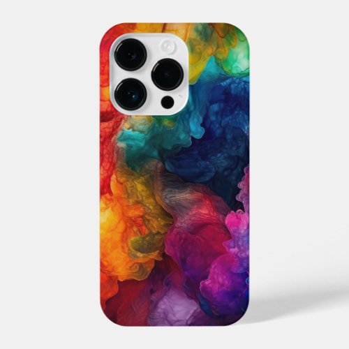 Abstract Of Vibrant Spectrum Colors iPhone 14 Pro Case