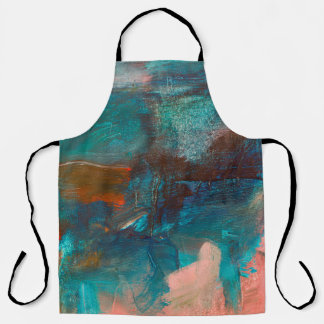 Abstract oil painting background. Oil on canvas te Apron