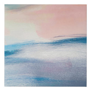 Abstract oil painting, canvas texture.