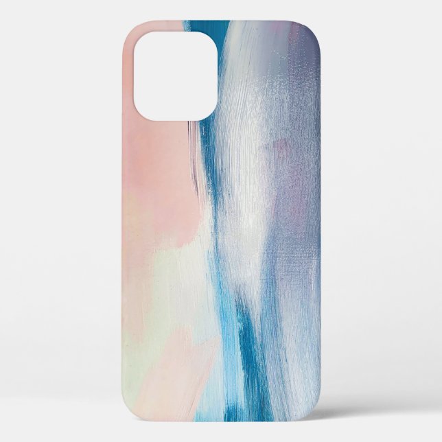 Abstract oil painting, canvas texture. Case-Mate iPhone case (Back)
