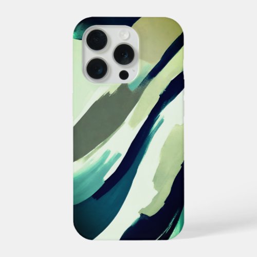 Abstract oil painting  iPhone 15 pro case
