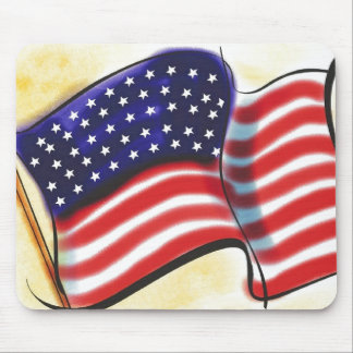 Abstract Old Glory Mouse Pad