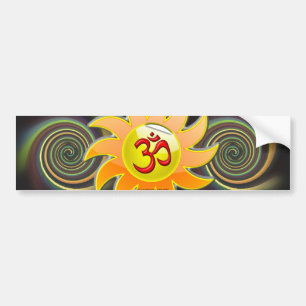 ABSTRACT OM BUMPER STICKER