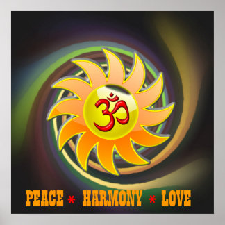 ABSTRACT OM POSTER