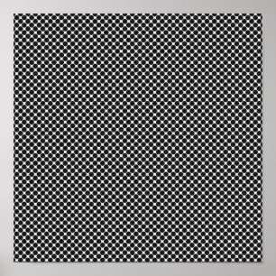 Abstract Optical Dots Canvas Print