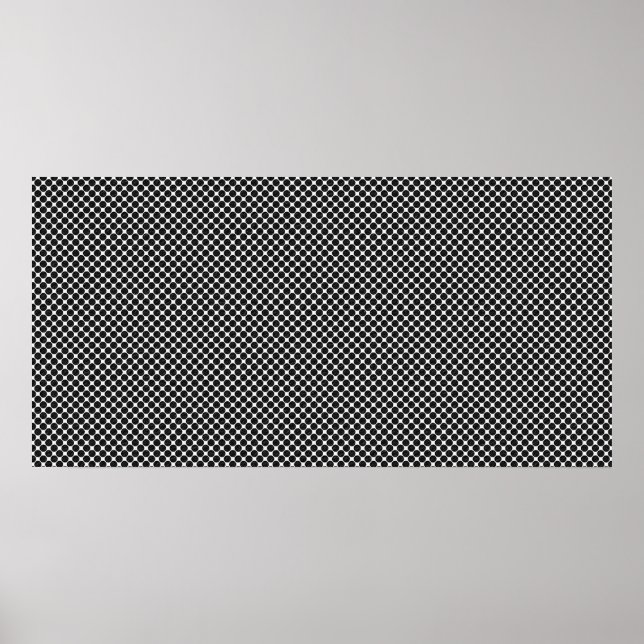 Abstract Optical Dots Poster (Front)