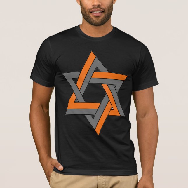 Abstract Optical Illusion Design Men's T-Shirts (Front)