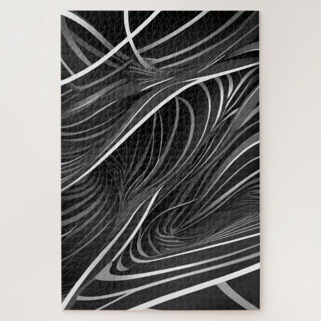 Abstract Optical Illusion  Jigsaw Puzzle (Vertical)