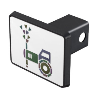 Abstract-or - hitch cover