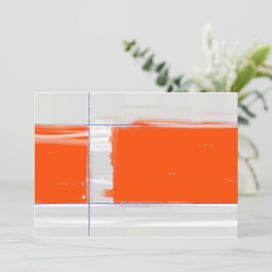 Abstract Orange (Standing Front)