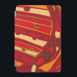 Abstract Orange Panels iPad Mini Cover<br><div class="desc">A surrealist dream,  these brightly colored abstract orange panels look like melted wax flowing through a canvas. A Jennifer Goldberger creation,  this work is amazing in its imaginative use of color and lines. Order yours today!</div>
