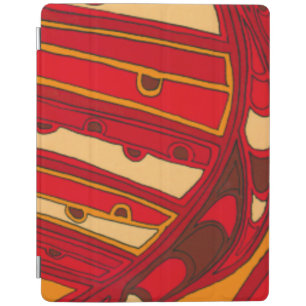 Abstract Orange Panels iPad Smart Cover