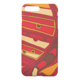 Abstract Orange Panels iPhone 8 Plus/7 Plus Case
