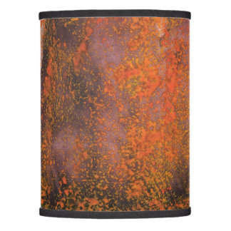 Abstract orange splashes lamp shade
