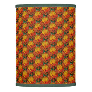 Abstract Orange Yellow Green Pattern Lamp Shade