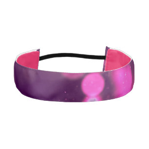 Abstract Orbs Pink/Purple Whimsical Design Dots Athletic Headband